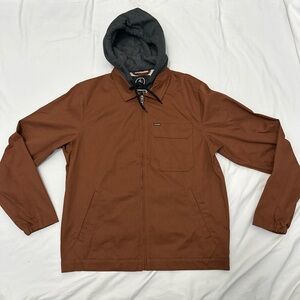 Volcom Hooded Workwear jacket Sz Medium